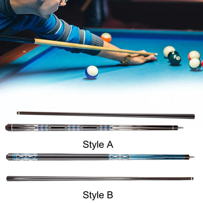 Pool Cue Carbon Fiber Nine Ball Pool Cue Portable Segmented Full Size 58inch Billiard Cue for Adults Beginners Practice Training