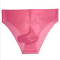 Herren Sexy Latex Unterwäsche Nahtlose Scheiden-Slips Durchsichtige Sissy-Höschen Paar Dessous Niedrige Taille Erotische Unterhosen