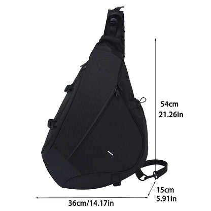 Brusttaschen für Herren, große Kapazität, Herren-Brusttasche, lässige Reise-Umhängetasche, Nylon-Aufbewahrungs-Schultertasche, Studentenrucksäcke