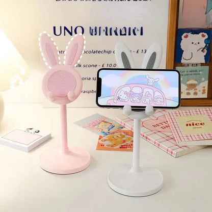 Cute Rabbit Phone Stand - Adjustable Desktop Grip