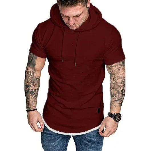 Men's Casual Solid Color Hoodie Sweatshirt — MRMT 2025