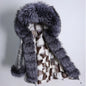 Maomaokong 2022 Winter Long Jacket Real Fur Coat Women Clothes Large Fur Collar Detachable Natural Fox Lining Parkas Leather Fur