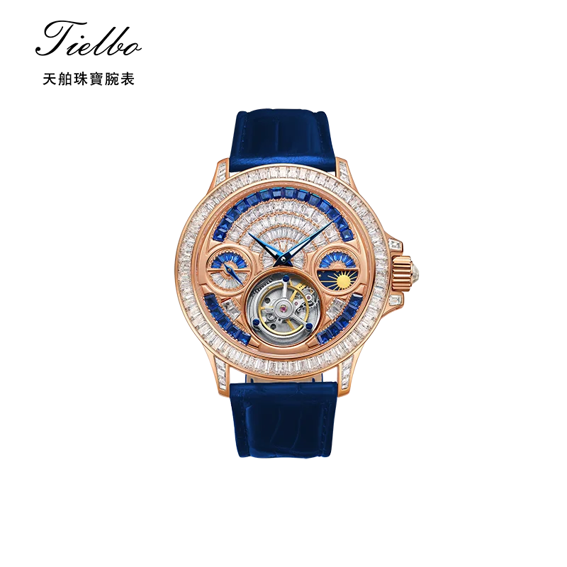 Tourbillon Fully Automatic Mechanical Watch Waterproof Watch