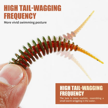 2021 Supercontinent worm bait soft bait Tanta 49mm 65mm fishing lures Pesca carp fishing bass lure Isca artificial PVA
