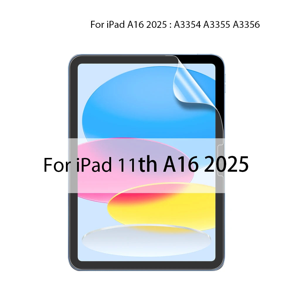 Screen protector for iPad 11th generation A16 2025 on a white background
