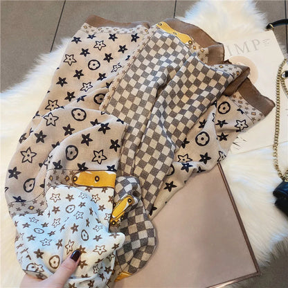 Fashion winter warm plaid scarf for women, luxury designer scarf
