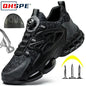 Men's Rotating Safety Work Shoes Anti-Smash Sport