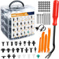 800pcs-100Pcs Car Fastener Clip Kit Fender Rivet Plastic Clips Auto Body Push Retainer Pin Rivet Bumper Door Trim Panel Repair