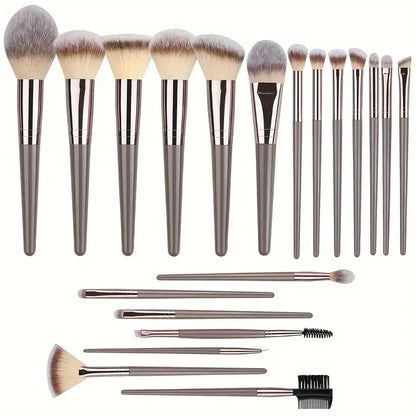 Professionelles 3-20-teiliges Make-up-Pinsel-Set, weiche, flauschige Foundation-Lidschatten-Concealer-Verblendpinsel, Rougepinsel Kabuki Damen Beauty Tool