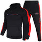 2025 Hot Sale Men Tracksuit Hoodie + Pants 2piece Autumn Training Sports Set Paris Printed Sweatshirt Sportswear Men's Clothes