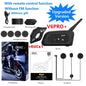 EJEAS V6 PRO+/PLUS Motorradhelm Bluetooth Walkie Talkie für 6 Fahrer, Reichweite 800 Meter, wasserdicht IP67