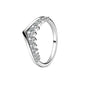 New 925 Sterling Silver Rings Stackable Infinite Heart Red Enamel for Women Mom Original Silver 925 Wedding Ring Jewelry Gift