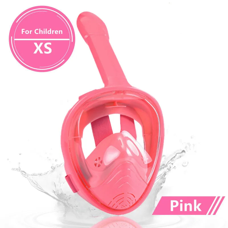 Full Face Diving Snorkel Mask – Anti-Fog Adults & Kids