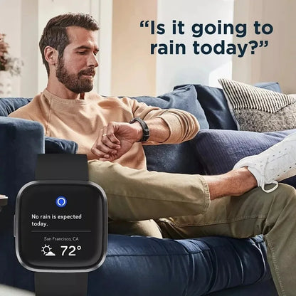 Google Fitbit Versa 2 Smartwatch Herzfrequenz Schlaf Schritte Trainingserkennung Bluetooth wasserdichte Smartwatch