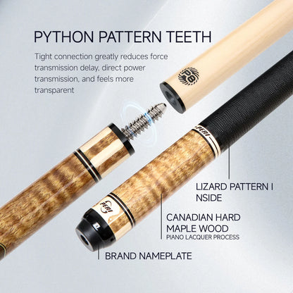 PERI 58" Knight SY Series P8 Shaft Billiard Pool Cue Stick 12.5mm + Extender Professional Billiard Cue Set