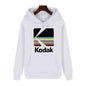 Kodak Brand Fashion Retro Y2K Print Autumn and Winter Men Sports Hoodie Outdoor Casual Casual Comfortable Street Jacket Clothing