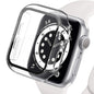 Displayschutzfolie aus gehärtetem Glas+Abdeckung für Apple Watch Zubehör 45mm 41mm 44mm 40mm 42mm Displayschutzfolie Apple Watch Hülle Serie 9 4 5 6 SE 7 8