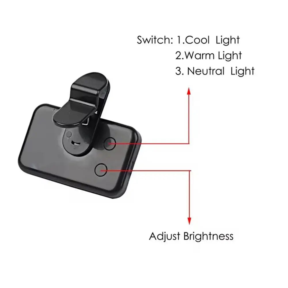 LED Selfie-Licht für iPhone, iPad, Handy, Laptop, Clip-Blitz, Füll-Video, Foto-Ringlicht, Fotolampe