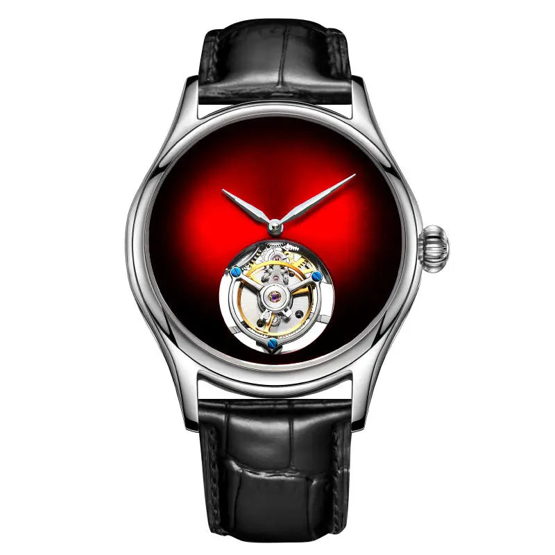 AESOP Top Brand Luxury Clock 100% Authentic Tourbillon Men's Watch Movement Mechanical Sapphire Glass Skeleton Watches for Man