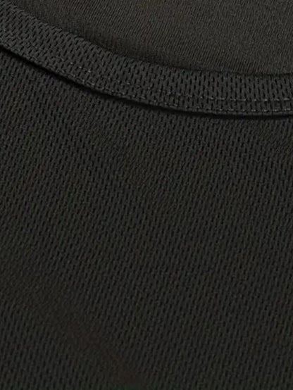 Europäisches und amerikanisches Herren-Sommer-T-Shirt mit personalisiertem Buchstaben-Print, bequemem und atmungsaktivem Rundhalsausschnitt, Outdoor-Oberteil
