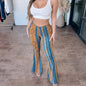 Personalisierte und trendige Streetstyle-Damenhose, hochelastisch, eng anliegend, leicht ausgestellt, sexy bedruckt