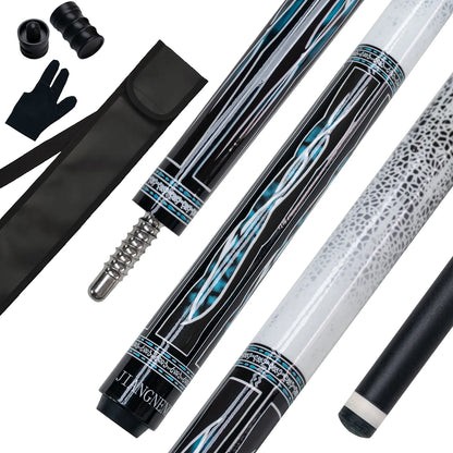 5-PC Carbon Pool Cue Bag Set – 148cm 13mm 20oz