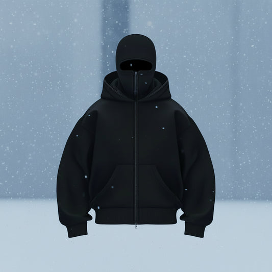 2025 Autumn and Winter New Men's and Women's Casual Sportswear With Hooded Mask Design, Sporty and Fashionable Plus Size Hoodie