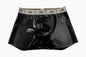Herren Fetisch Latex Höschen Gummi Boxershorts Peniskondom Unterwäsche Kondom Cock Pouch Shorts Sexy Unterhosen für Herren