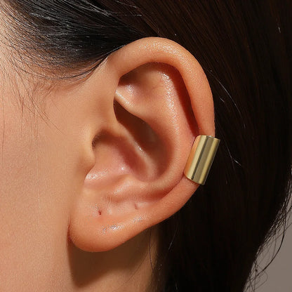 Punk Unregelmäßige Geometrische Ohrmanschetten Ohrringe für Frauen Nicht-Piercing Metall Ohrclip Ohrring Gefälschter Knorpel Mode Schmuck Party