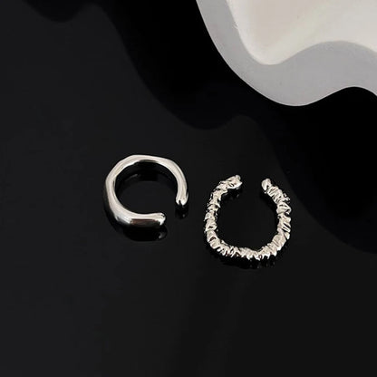 Punk Unregelmäßige Geometrische Ohrmanschetten Ohrringe für Frauen Nicht-Piercing Metall Ohrclip Ohrring Gefälschter Knorpel Mode Schmuck Party