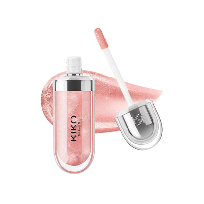 KIKO 3D Hydra Lipgloss Mirror Lip Glaze Shimmer Moisturizing Pearlescent Color Liquid Lip Gloss Plump Glossy Non Stick Cup Balm
