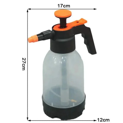 1.2L Autowasch-Sprühflasche Waschkessel Handwaschanlage Gießen Auto Hausgarten Luftdrucksprüher Reinigungsgeräte
