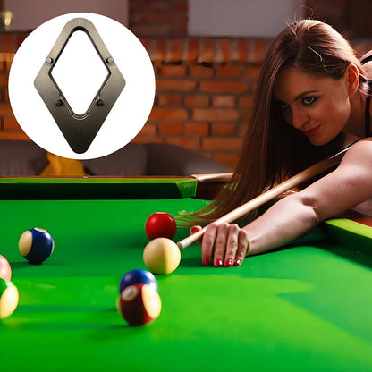 Precision-Made Professional Pool 8-Ball/9-Ball Rack, Solid Wood, Zero Gap Structure