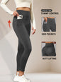 High Waisted Yoga Leggings with Pockets - Women's Super Soft Tummy Control for Workout and Everyday Comfort