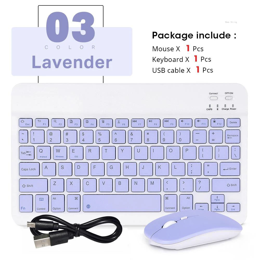 New Portable Wireless Bluetooth Keyboard Without Touchpad Mini Slim Mute Keyboard For IOS Android Windows Universal Office Use