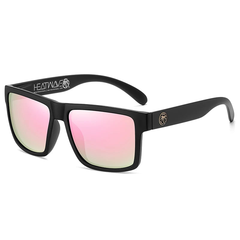 2024 NEW High quality luxury Heat Wave brand Polarized sunglasses square Conjoined lens Women men sun glasses UV400
