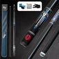 2 in 1 Langyan 58 inch billiard cue carbon fiber 11.2 mm billiard cue large head, multiple styles to choose from