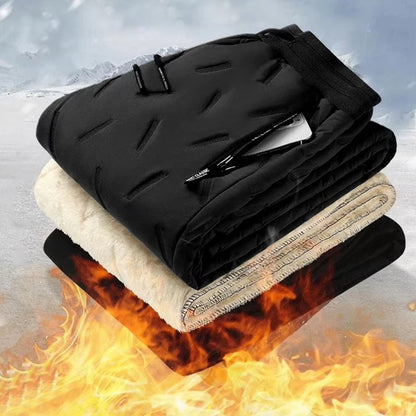 Heated Pants for Men Women, Thick Electric 10 Zones Heating Trousers Winter Outdoor Warm Thermal Trousers (Battery Not Included)