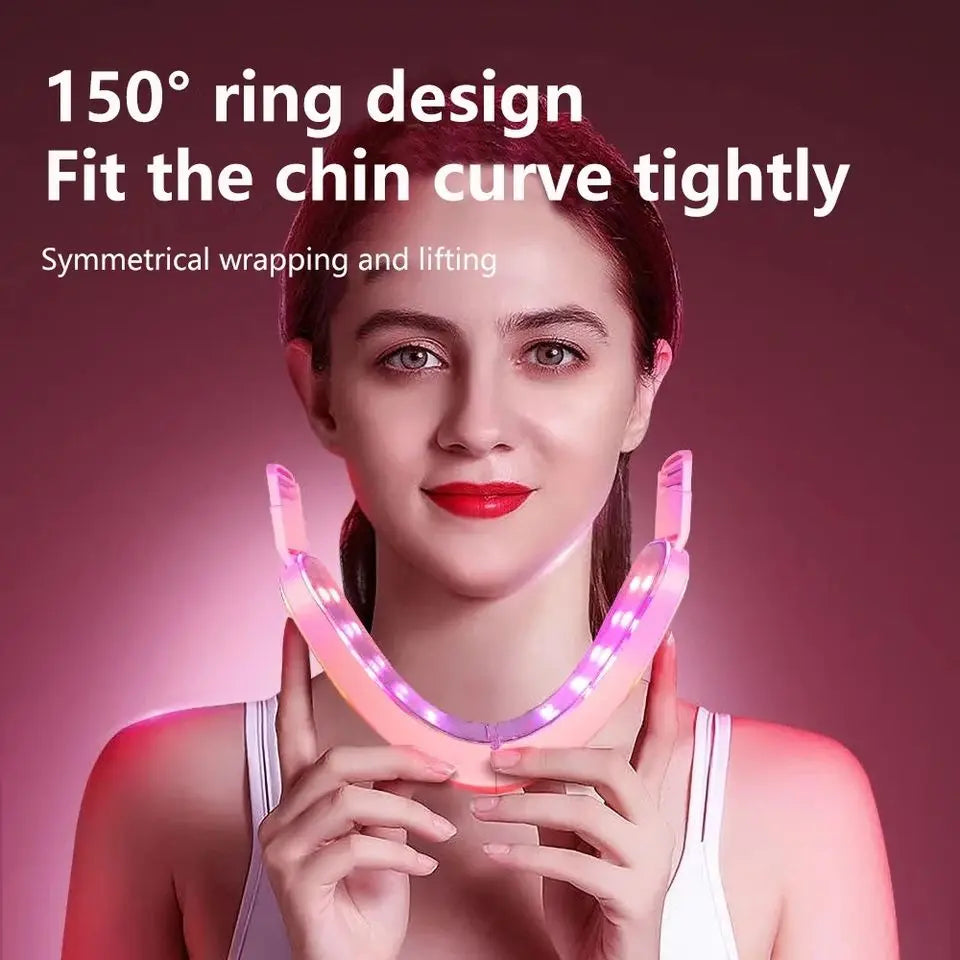 LED Facial Lifting Massager | V-Face Vibration Device