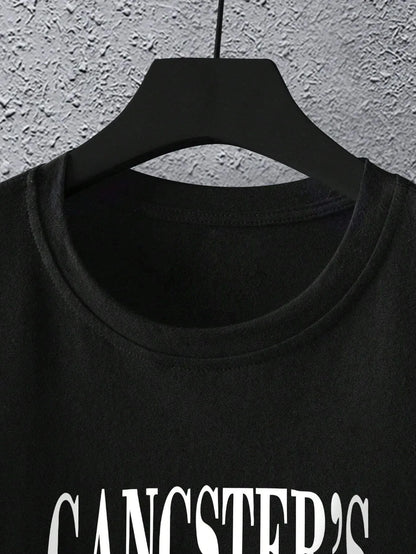 Heiß begehrtes neues Herren T-Shirt mit Porträtmuster, aus Polyester, Hip-Hop, luxuriös, atmungsaktiv, Rundhals, Outdoor, Street Casual Top