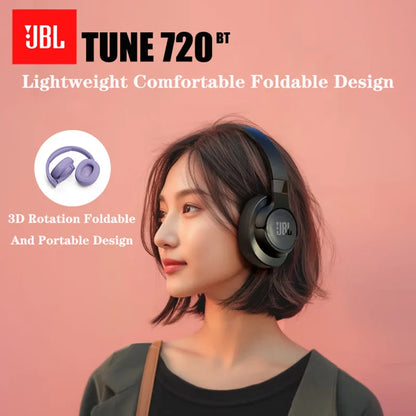 JBL TUNE 720BT Wireless Over-Ear Headphones Foldable