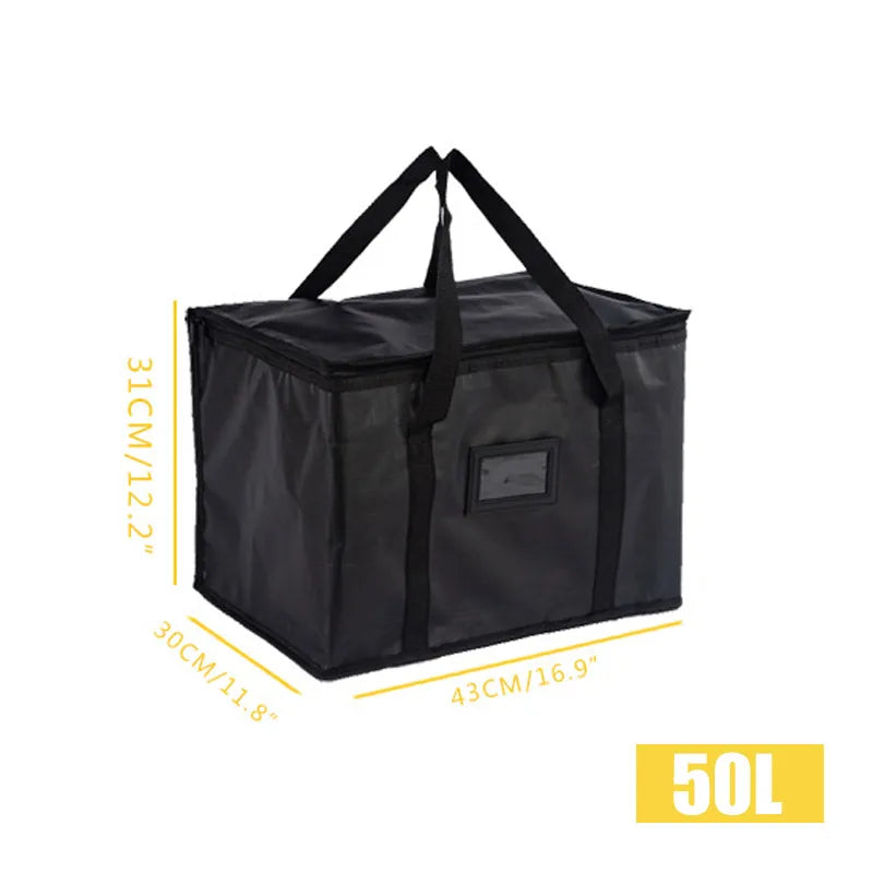 Insulated Thermal Cooler Bag Drink Storage Large Chilled Bags Cool Lunch Foods Lunch Box Zip Picnic Tin Foil Food panier repas