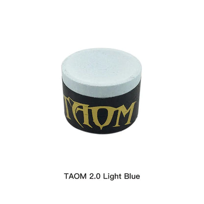 Taom Chalk Orginal Pyro Chalk with V10 Soft Blue 2.0 Pyramid Pink Green Snooker for Professional Round Billiards Chalk