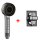 4 Modes Self-cleaning Shower Head with Silicone Brush One-Key Stop Water Massage High Pressure ABS Showerhead with Filter