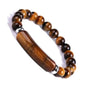 1pc Handmade Stone Bracelet Turquoise  Malachite Gemstone Crystal Rough Bracelet Body Energy Yoga