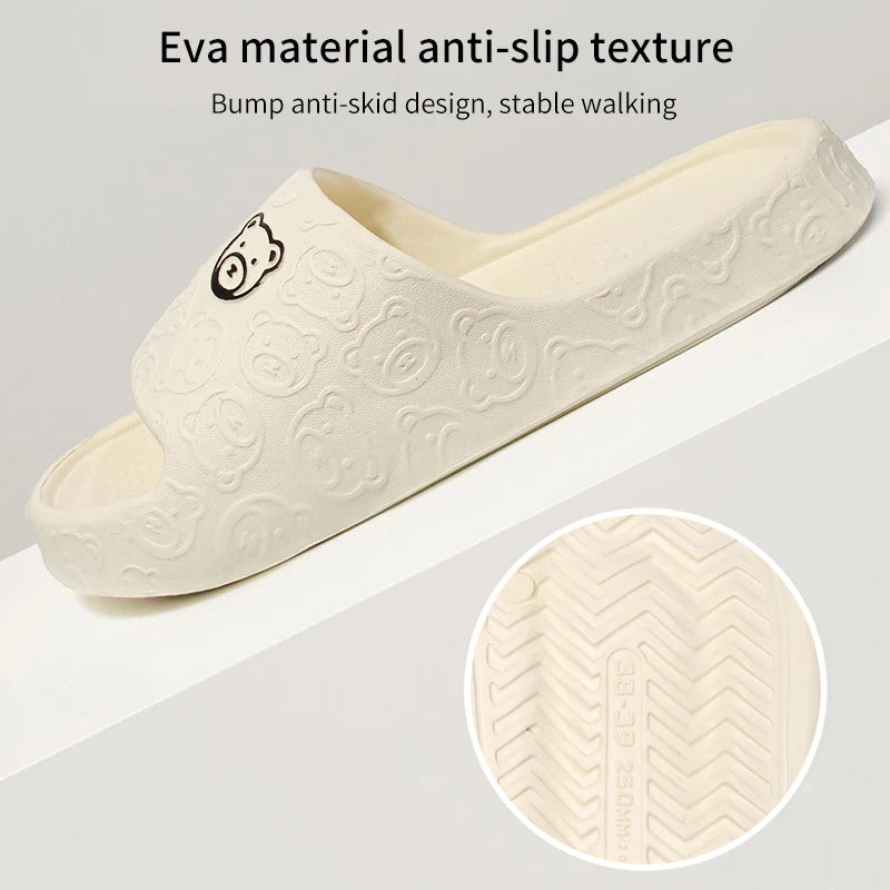 Non-slip Slippers Female Outer Wear Bathroom Bathroom Indoor Home Sandals Female