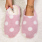 Winter Damen Herzförmige Hausschuhe Liebe Leise Weiche Sohle Schuhe Indoor Bequem Süß Leiser Teppich Leichtes Wohnzimmer