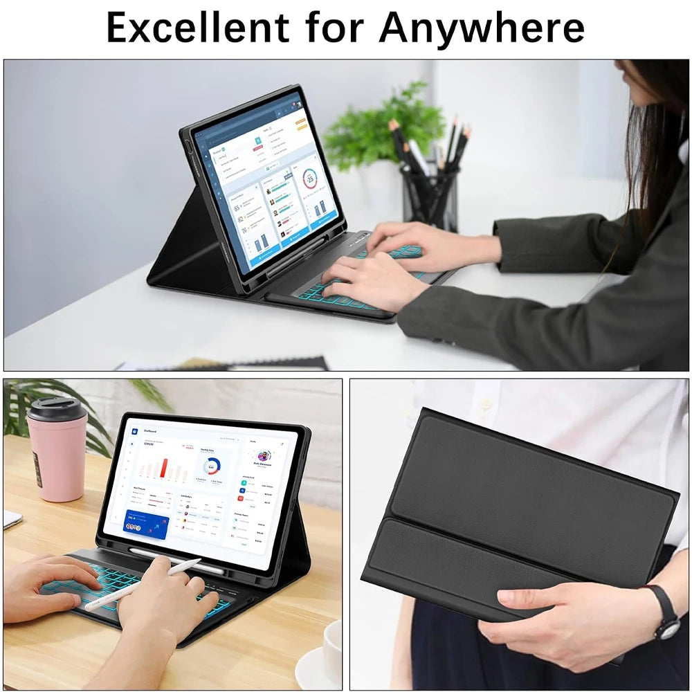 Case for  Lenovo Idea Tab 11-inch TB336FU/ZU, Wireless Bluetooth Keyboard cover for Lenovo Idea Tab 11-inch,Removable keyboard