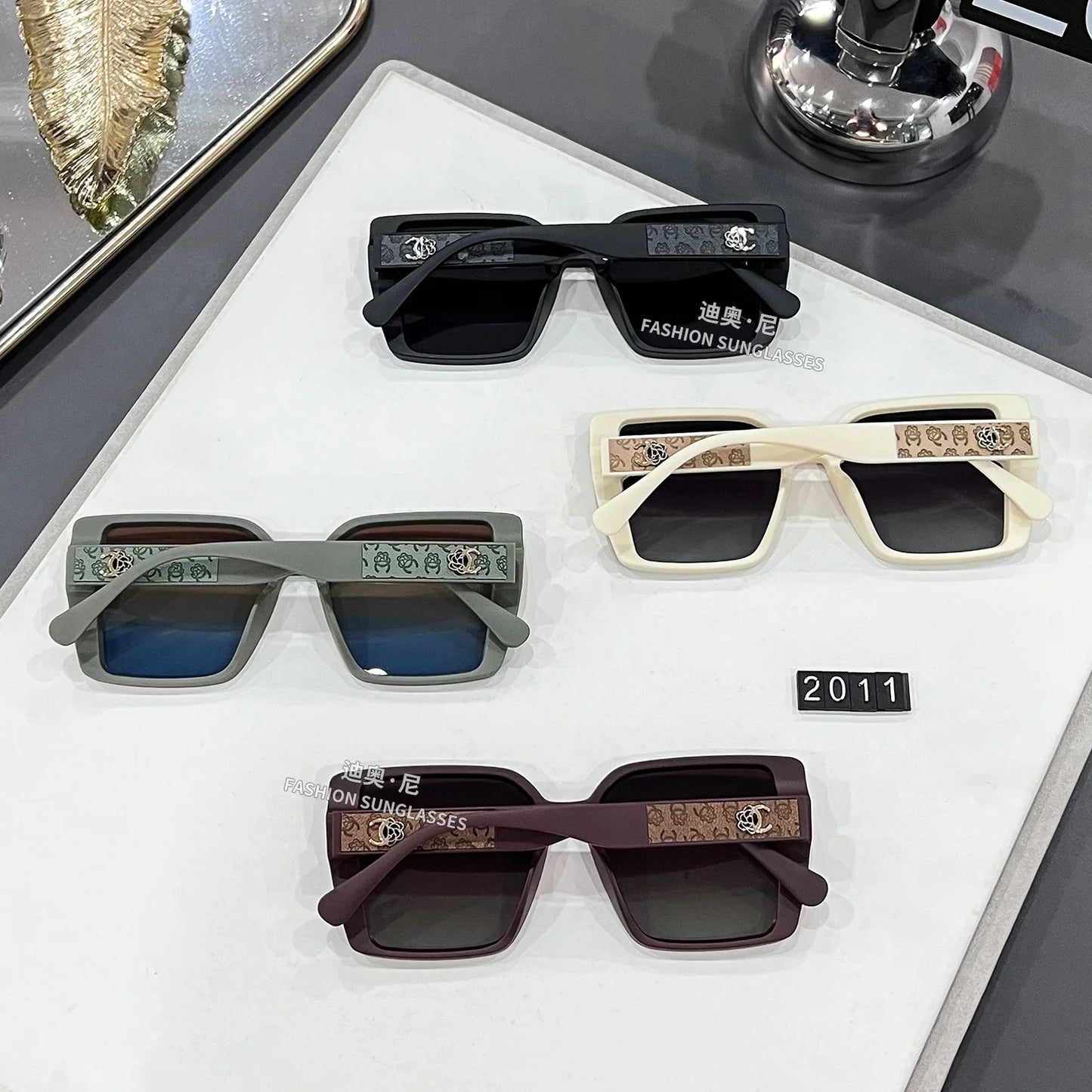 2026 New Fashion Luxury Polarized Square Sunglasses Women Brand Design Oversized Sun Glasses Ladies Eyewears Oculos De Sol UV400