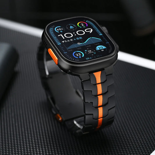 Titanium Metal Apple Watch Band 42-49mm iWatch